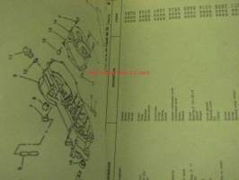 Aprilia Motore Scooter 50 cc. spare parts catalog -varaosaluettelo, moottorit