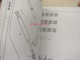Aprilia SR 50-93 spare parts catalog -varaosaluettelo