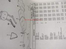 Aprilia Red Rose 125-90E spare parts catalog -varaosaluettelo