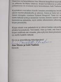 Aino Moision hengellisiä artikkeleita Itä-Häme lehdessä Heinolassa (signeerattu)