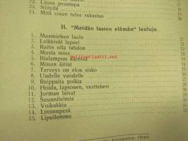 Meidän lasten lauluja - Sävelmiä Aukusti Salon \&quot;Meidän lasten aapisen\&quot; ja \&quot;Meidän lasten elämän\&quot; runoihin