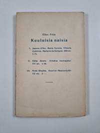 Kuuluisia naisia : pyhä Birgitta ja Kaarina Maununtytär