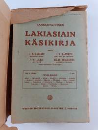 Kansantajuinen lakiasiain käsikirja (1-15, 17, 19-21, 23) +pahvikotelo