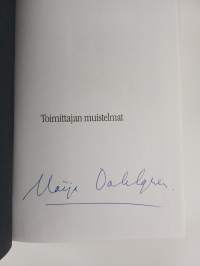 Toimittajan muistelmat (signeerattu)
