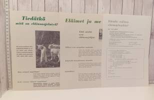 Eläiten ystävä N:o 1-2 1974 ja N:o 3 1974 + 3kpl mainoksia