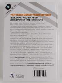 Yrityksen menestyksen mittarit : tunnusluvut, yrityksen hinnan määrittäminen &amp; tilinpäätösanalyysi