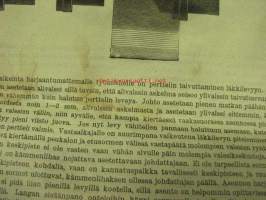 Sikkaus-, pertteli- ja langansisäänpanokoneota läkkitöihin (Peltitöihin) P. Sidorow Oy -myyntiesite