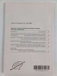Data mining and knowledge discovery, Vol. 4, Numbers 2/3 July, 2000