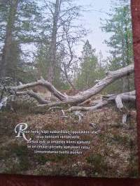 Runokirja Reissumiehen runoja / Jaakko Kustaa 2013, 2-painos. Mielenkiintoinen kuvitus Anja Ojanperä. Kuvia luonnon kukista, perhonen, vanhoista puista puuaitaan