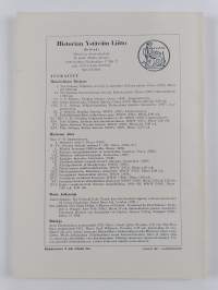 Historiallinen aikakauskirja vuosikerta 1967 (nrot 1-4)