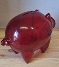 helsingin Suomalainen Säästöpankki   20x30x15 cm iso possu säästölipas