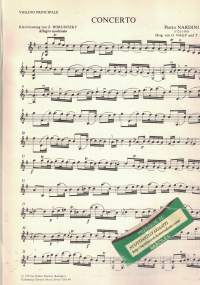 Concerto per violino, archi e cembalo in sol maggiore - Viulukonsertto