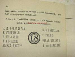 Marttilan Pitäjän, Kosken ja Karinaisten Kappelien Yhteisen Säästöpankin Säännöt / Säästökirja nr 28, Juho Juhonpoika Uusitalo, 1875 -harvinainen