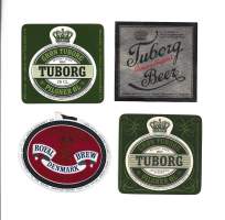 Tuborg 4 kpl erä    olutetiketti