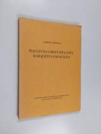 Hallinto-oikeudellisia harjoitustapauksia