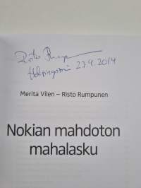 Nokian mahdoton mahalasku (signeerattu)