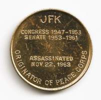 J F Kennedy 35 th President of USA   - poletti 30 mm