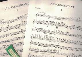Duo concertant für zwei Violinen und Orchester, Klavierauszug