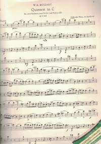 QUINTET IN C für 2 Violinen, 2 Violen und Violoncello KV 515
