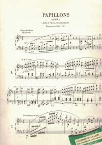 Papillons Op. 2, piano