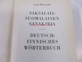 Saksalais-suomalainen sanakirja / Deutsch-Finnisches Wörterbuch