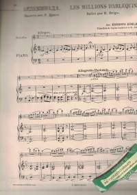 Fantaise sur les Motives de Ballet Les Millions d&#039;Arlequin - Violon, Violoncello et Piano