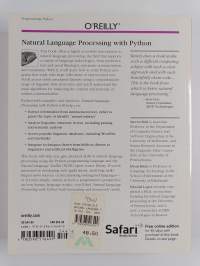 Natural language processing with Python