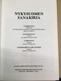 Nykysuomen sanakirja  - Uudissanat, slangisanat, lyhenteet, ulkomaiden paikannimiä