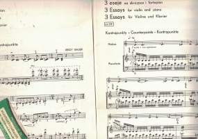 3 eseje per violino e pianoforte