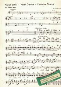Polish Caprice per violine solo