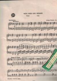 Wein, Weib und Gesang, valssi pianolle