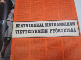 Jallu 1966 nr 10, Mandy Rice-Davies, Donna Reading, Beatnikkeja, Kultahousuprikaati, Rakkaus verolle, Singapore näyttää kyntensä, Aamukylpy, Vamppi on valttia, ym.