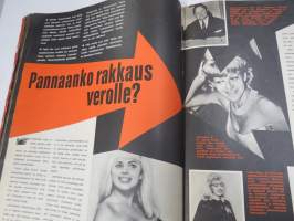 Jallu 1966 nr 10, Mandy Rice-Davies, Donna Reading, Beatnikkeja, Kultahousuprikaati, Rakkaus verolle, Singapore näyttää kyntensä, Aamukylpy, Vamppi on valttia, ym.