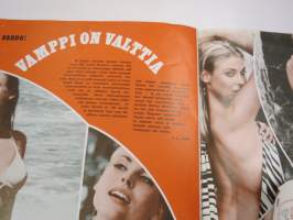 Jallu 1966 nr 10, Mandy Rice-Davies, Donna Reading, Beatnikkeja, Kultahousuprikaati, Rakkaus verolle, Singapore näyttää kyntensä, Aamukylpy, Vamppi on valttia, ym.