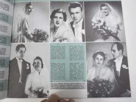 Me Naiset 1955 nr 7, Miss eurooppa Inga-Britt söderberg, Taiteilijakoti Yki &amp; Leena Nummi Lauttasaari, Anneli Sauli, Lemmikkilapsi?, Farmaseutti Annuli Holma...