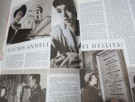Me Naiset 1955 nr 7, Miss eurooppa Inga-Britt söderberg, Taiteilijakoti Yki &amp; Leena Nummi Lauttasaari, Anneli Sauli, Lemmikkilapsi?, Farmaseutti Annuli Holma...