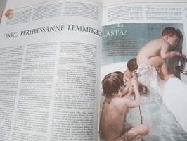 Me Naiset 1955 nr 7, Miss eurooppa Inga-Britt söderberg, Taiteilijakoti Yki &amp; Leena Nummi Lauttasaari, Anneli Sauli, Lemmikkilapsi?, Farmaseutti Annuli Holma...