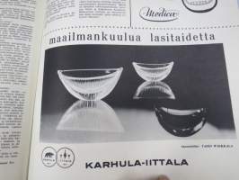 Me Naiset 1953 nr 12, Turun ensimmäinen nainen Helvi Pellinen, Pikku naisen ongelma, Tukkalinjat, Marlene Dietrich, Yöpaitoja, ym.