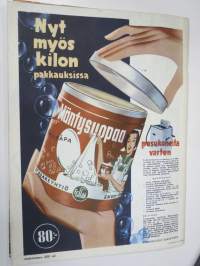 Me Naiset 1953 nr 12, Turun ensimmäinen nainen Helvi Pellinen, Pikku naisen ongelma, Tukkalinjat, Marlene Dietrich, Yöpaitoja, ym.
