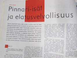 Me Naiset 1959 nr 5, Pinnari-isät ja elatusvelvollisuus, Laukkumuoti, Päivä kauneussalongissa kuvaus Caj Bremer, Saara Hopea - Kyllikki Salmenhaara - Aune Siimes...