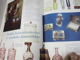 Me Naiset 1959 nr 5, Pinnari-isät ja elatusvelvollisuus, Laukkumuoti, Päivä kauneussalongissa kuvaus Caj Bremer, Saara Hopea - Kyllikki Salmenhaara - Aune Siimes...