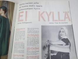 Me Naiset 1959 nr 5, Pinnari-isät ja elatusvelvollisuus, Laukkumuoti, Päivä kauneussalongissa kuvaus Caj Bremer, Saara Hopea - Kyllikki Salmenhaara - Aune Siimes...