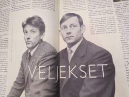 Me Naiset 1959 nr 1, Linnan juhlat (kuvat Caj Bremer), Veljekset Marko Tapio &amp; Kain Tapper, Lapin lapset koulutiellä - Utsjoki, Mitä nuoripari tarvitsee kaappeihinsa