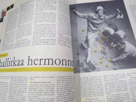 Me Naiset 1959 nr 1, Linnan juhlat (kuvat Caj Bremer), Veljekset Marko Tapio &amp; Kain Tapper, Lapin lapset koulutiellä - Utsjoki, Mitä nuoripari tarvitsee kaappeihinsa