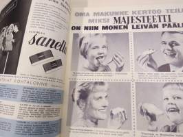 Me Naiset 1959 nr 2, Japanilainen perhe puhuu suomea tri Sakai, Uusi pieni ihminen &quot;vauvanumero&quot;, Taiteilijat oppositiossa Wäinö Aaltonen - Veikko Marttinen -...