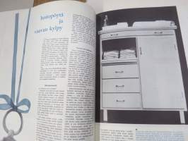 Me Naiset 1959 nr 2, Japanilainen perhe puhuu suomea tri Sakai, Uusi pieni ihminen &quot;vauvanumero&quot;, Taiteilijat oppositiossa Wäinö Aaltonen - Veikko Marttinen -...