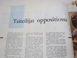 Me Naiset 1959 nr 2, Japanilainen perhe puhuu suomea tri Sakai, Uusi pieni ihminen &quot;vauvanumero&quot;, Taiteilijat oppositiossa Wäinö Aaltonen - Veikko Marttinen -...