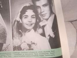 Me Naiset 1956 nr 2, Grace Kelly ja Monacon Ruhtinas, Monsier Gerard Juve Ranskan suurlähettiläs, Naiset avantouimareina, Paavo ja Helena Tynell &amp; USA -artikkeli...
