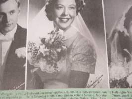 Me Naiset 1956 nr 2, Grace Kelly ja Monacon Ruhtinas, Monsier Gerard Juve Ranskan suurlähettiläs, Naiset avantouimareina, Paavo ja Helena Tynell &amp; USA -artikkeli...