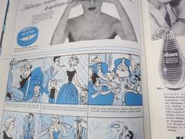 Me Naiset 1956 nr 2, Grace Kelly ja Monacon Ruhtinas, Monsier Gerard Juve Ranskan suurlähettiläs, Naiset avantouimareina, Paavo ja Helena Tynell &amp; USA -artikkeli...